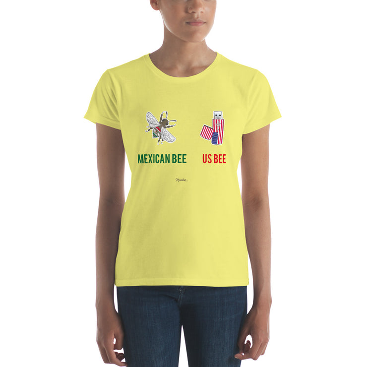 Mexican Bee  US Bee Women's Premium Tee