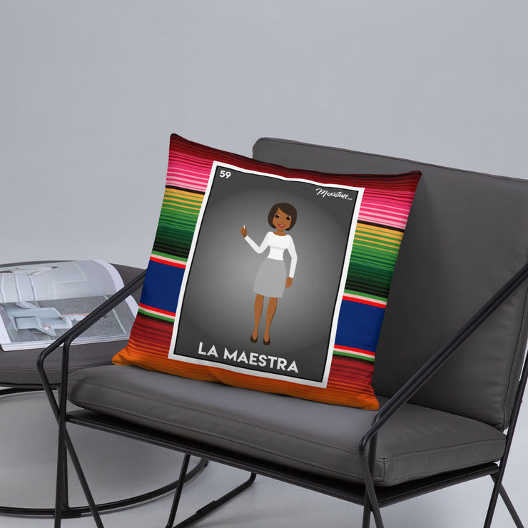 La Maestra Stuffed Pillow