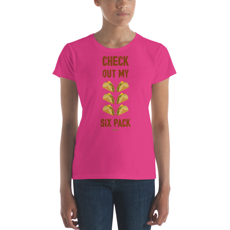 Check Out My Sixpack Women's Premium Tee