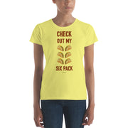 Check Out My Sixpack Women's Premium Tee