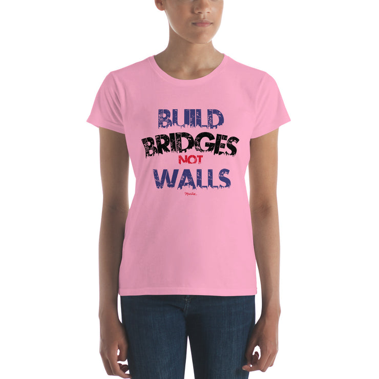 Build Bridges Not Walls Women' Premium Tee
