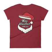 Feliz Navidad Mexi Santa Women's Premium Tee