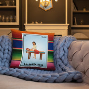 La Masajista Stuffed Pillow