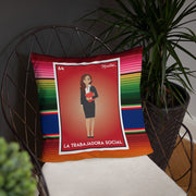 La Trabajadora Social Stuffed Pillow