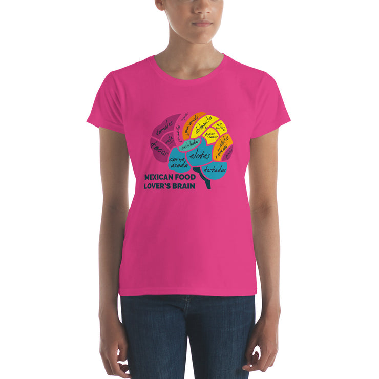 Mexican Food Lover´s Brain Women's Premium Tee