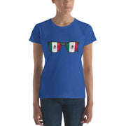 Mexican Flag Sunglasses Women's Premium Tee