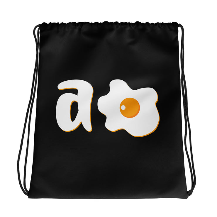 A Huevo Drawstring bag