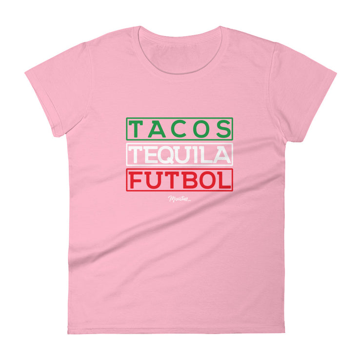 Tacos, Tequila y Futbol Premium Tee