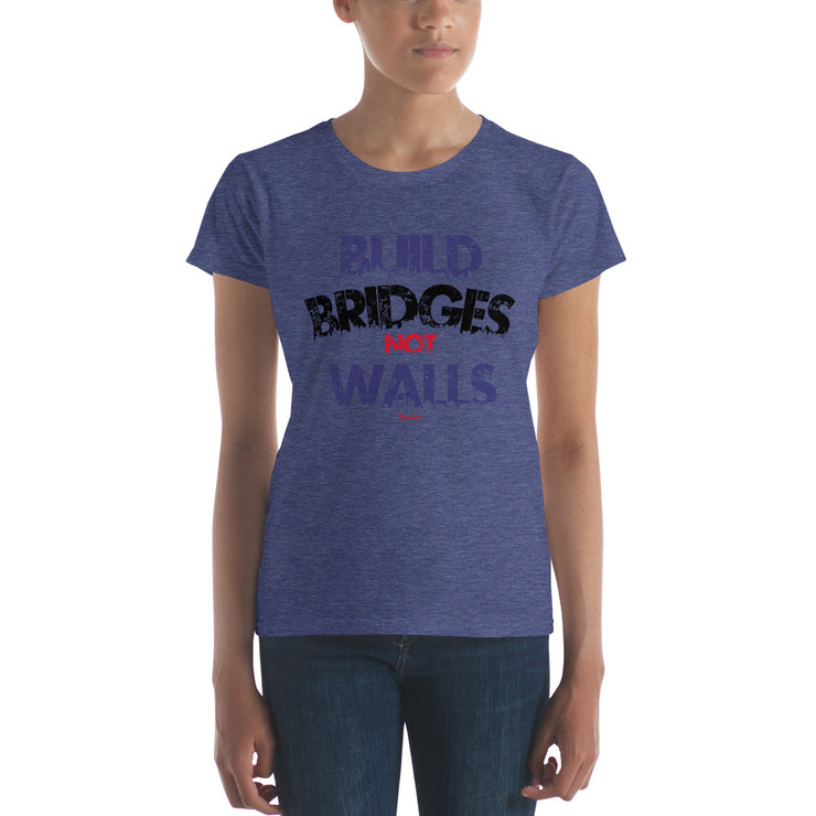 Build Bridges Not Walls Women' Premium Tee