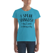 I Speak Spanglish Women's Premium Tee