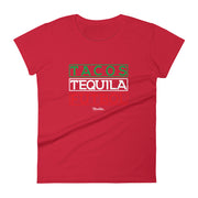 Tacos, Tequila y Futbol Premium Tee