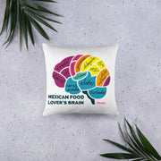 Mexican Food Lover's Brain Stuffed Pillow