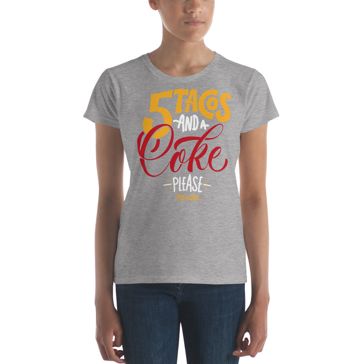 5 Tacos And A Coke Women's Premium Tee