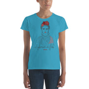 Frida Eyebrows #onfleeck Women's Premium Tee