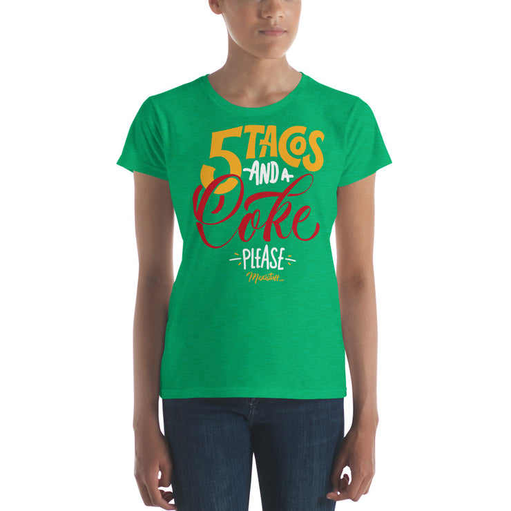 5 Tacos And A Coke Women's Premium Tee