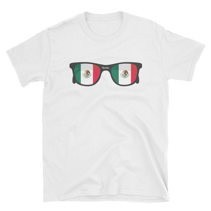Mexican Flag Sunglasses Unisex Tee