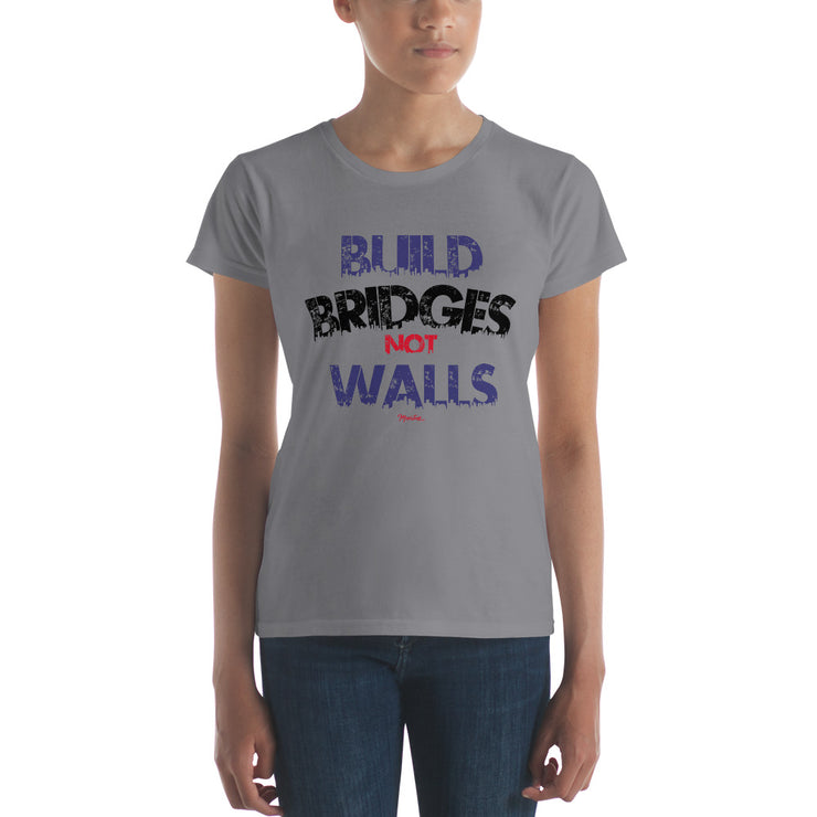 Build Bridges Not Walls Women' Premium Tee