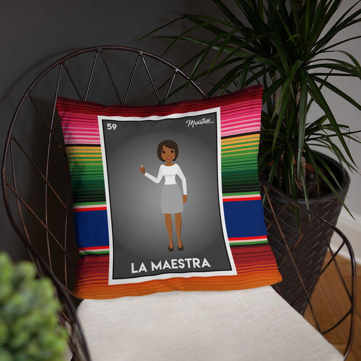 La Maestra Stuffed Pillow