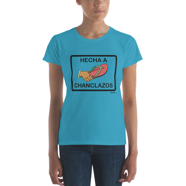 Hecha A Chanclazos Women's Premium Tee