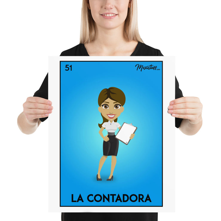 La Contadora Poster