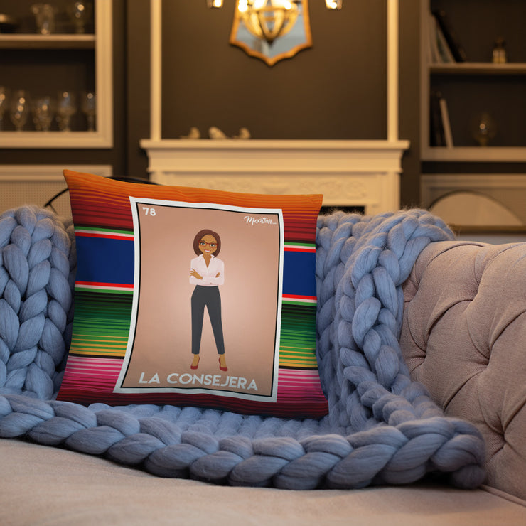 La Consejera Stuffed Pillow