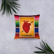 El Corazon Stuffed Pillow
