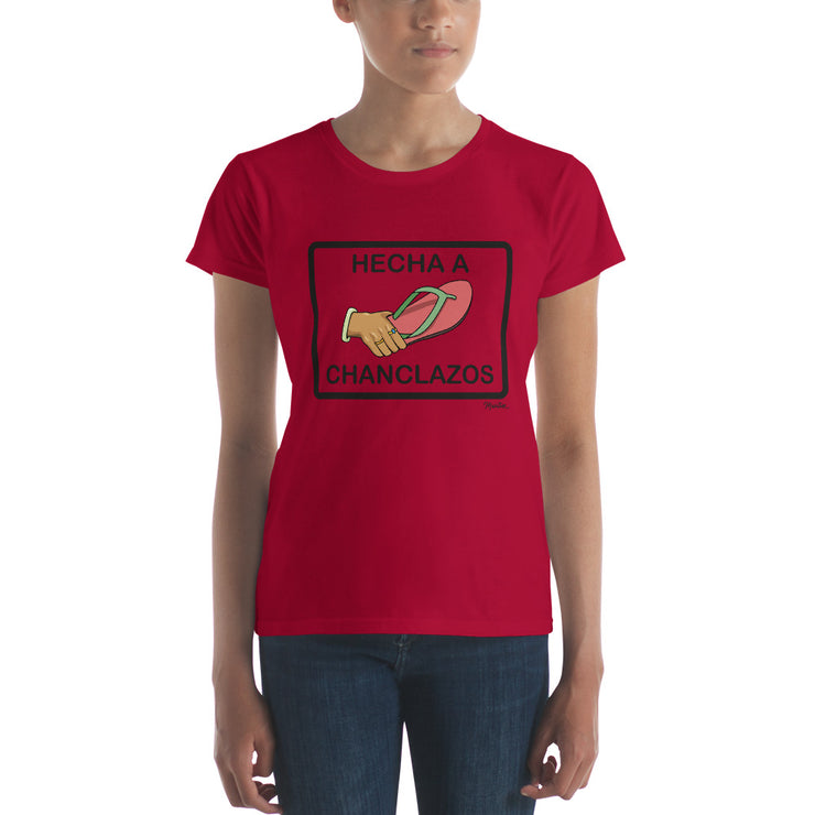 Hecha A Chanclazos Women's Premium Tee