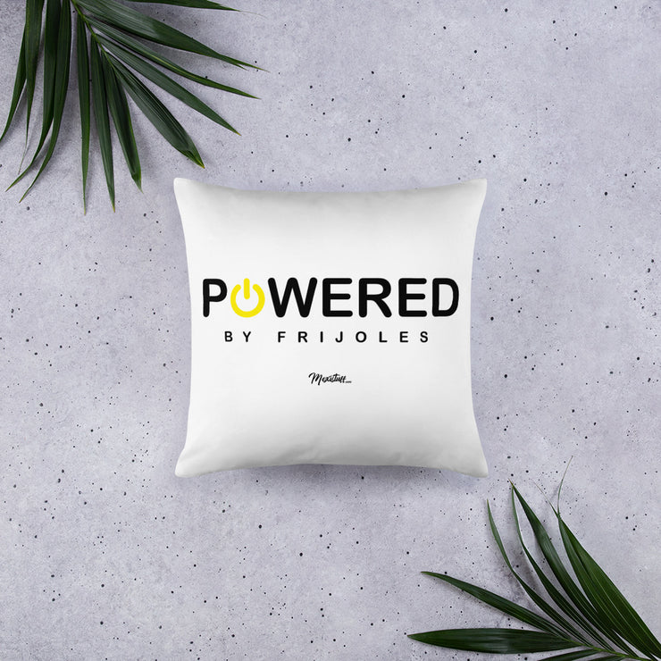 Powered by Frijoles Stuffed Pillow