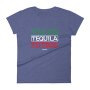 Tacos, Tequila y Futbol Premium Tee