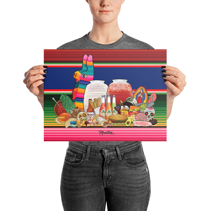 Mexistuff Design With Virgen Poster