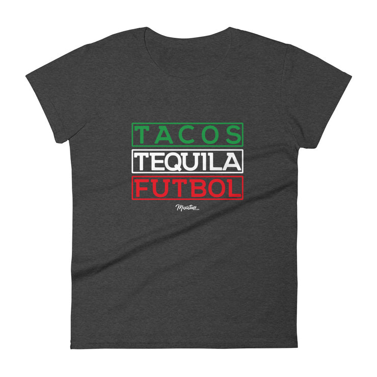 Tacos, Tequila y Futbol Premium Tee