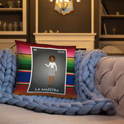 La Maestra Stuffed Pillow