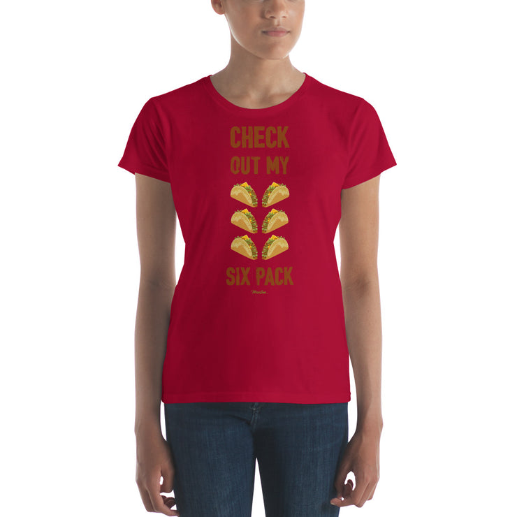 Check Out My Sixpack Women's Premium Tee