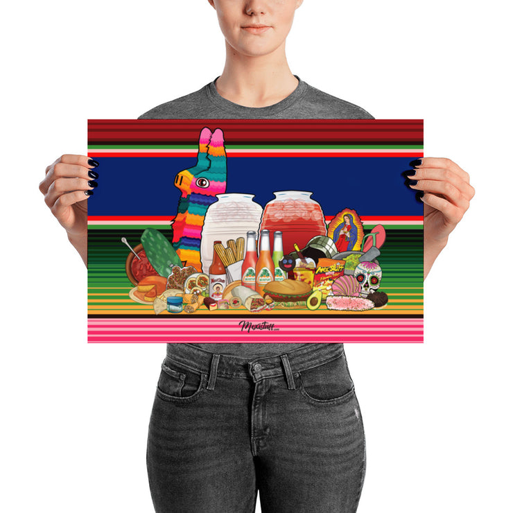 Mexistuff Design With Virgen Poster