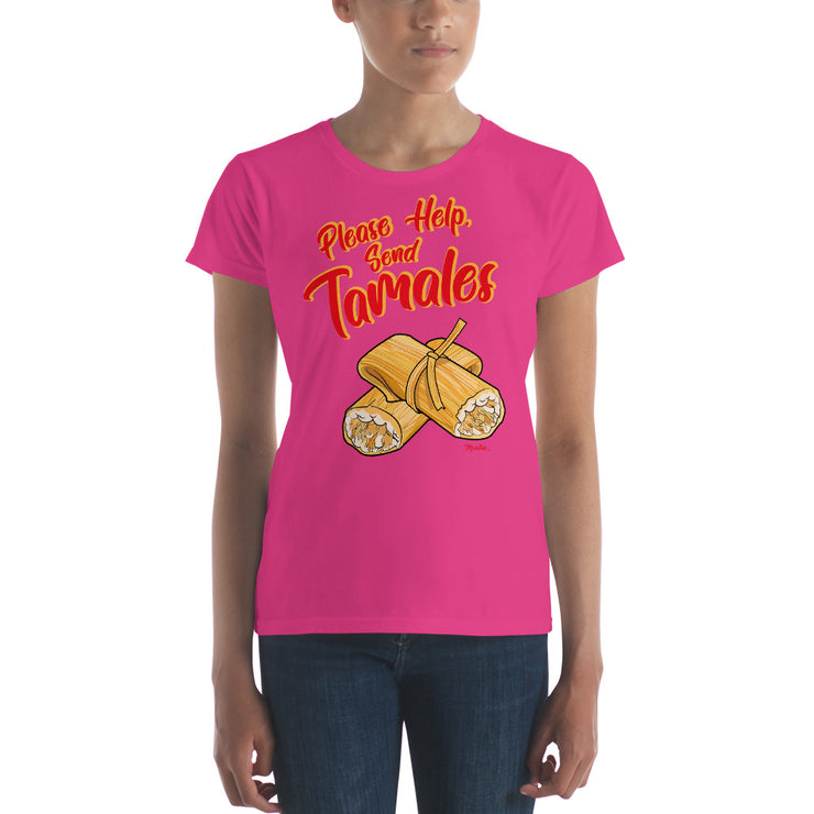 Please Help, Send Tamales Women's Premium Tee
