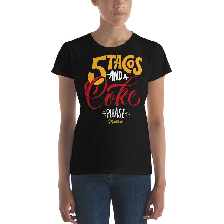 5 Tacos And A Coke Women's Premium Tee