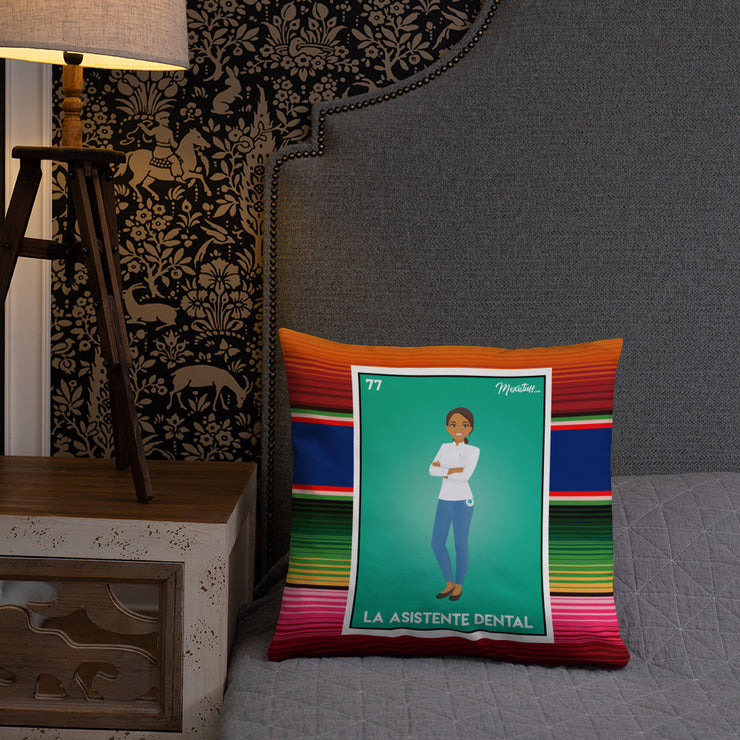 La Asistente Dental Stuffed Pillow