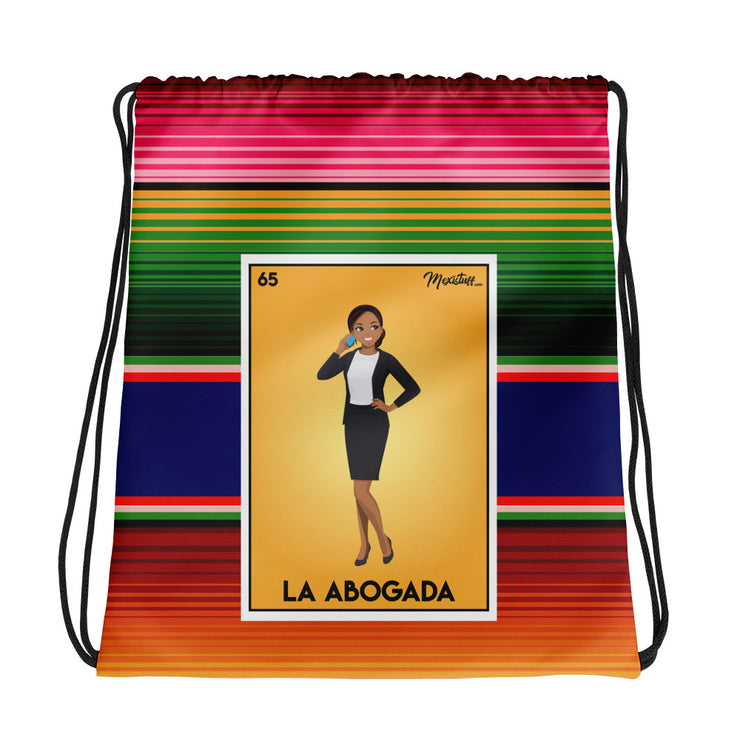 La Abogada Drawstring bag