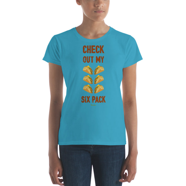 Check Out My Sixpack Women's Premium Tee