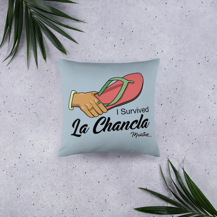 I Survived La Chancla Stuffed Pillow