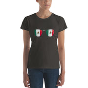 Mexican Flag Sunglasses Women's Premium Tee