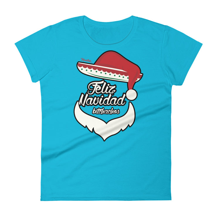 Feliz Navidad Mexi Santa Women's Premium Tee