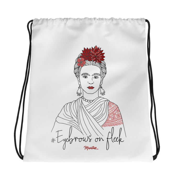 Frida Eyebrowns Drawstring bag