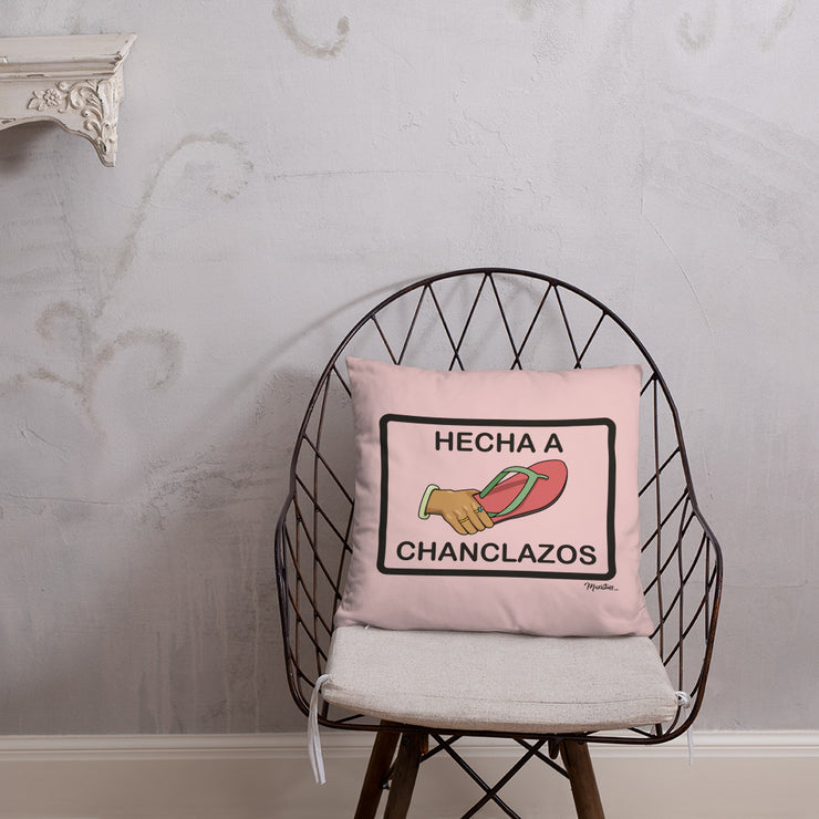 Hecha a Chanclazos Stuffed Pillow