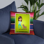 La Veterinaria Stuffed Pillow