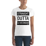 Straight Outta La vecindad Women's Premium Tee