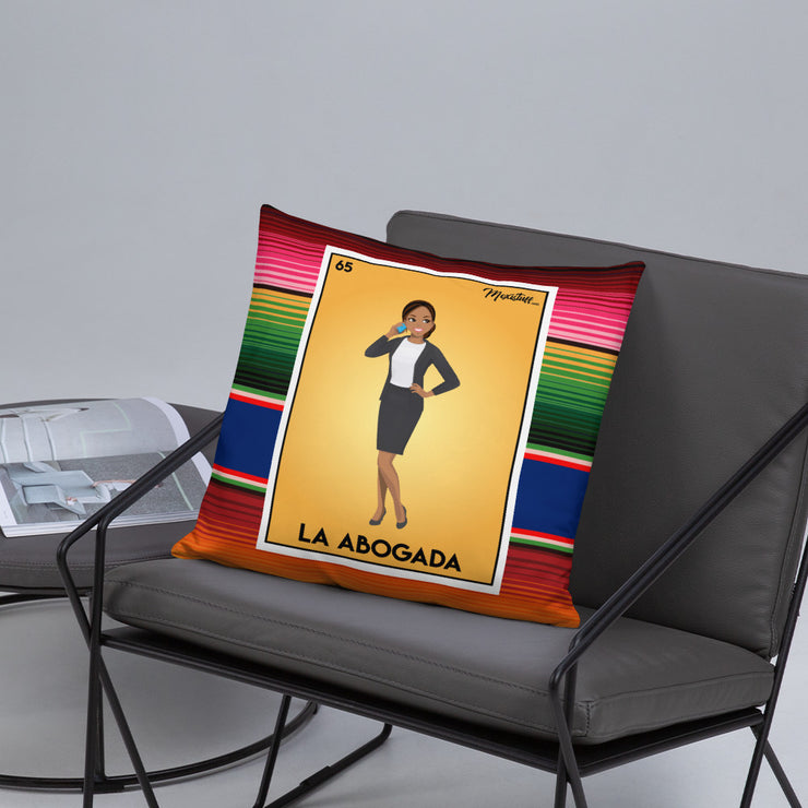 La Abogada Stuffed Pillow