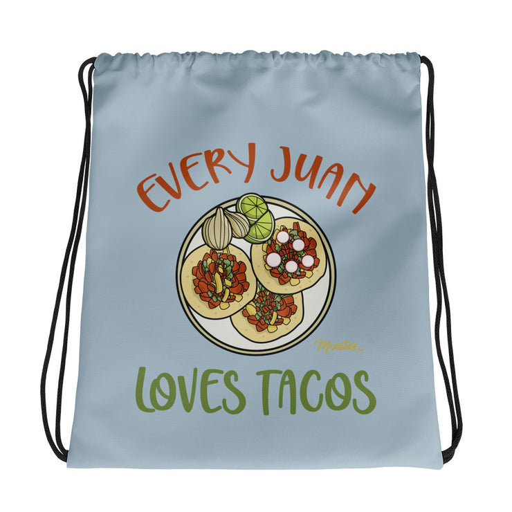 Every Juan Loves Tacos Drawstring bag