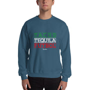 Tacos, Tequila y Futbol Sweatshirt