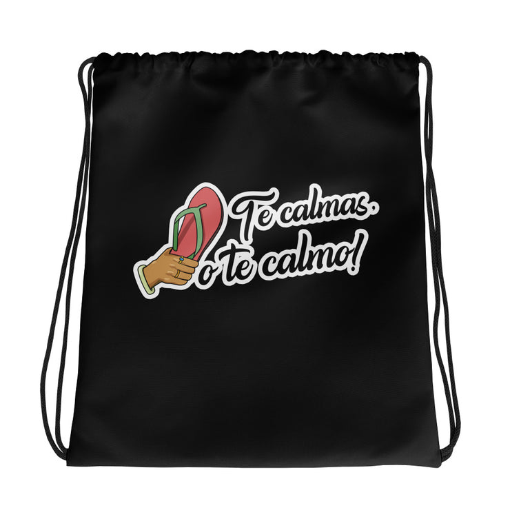 Te Calmas O Te Calmo Drawstring bag